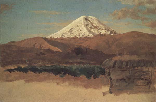 Frederic E.Church Mount Chimborazo,Ecuador France oil painting art